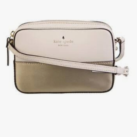 kate spade Handbags - Kate Spade New York Ivy Street Clover Affogato/Gold Crossbody Bag